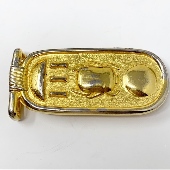 Vintage CHRISTOPHER ROSS Egyptian Belt Buckle